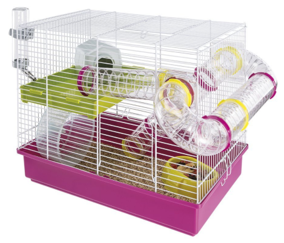 The best pink hamster cage